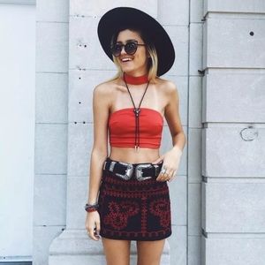 Rumor Boutique Bandeau Choker Top